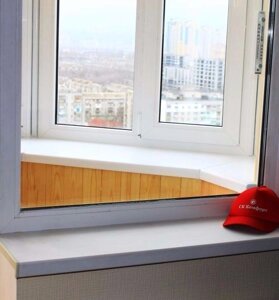 Засклення балконів та лоджій в Києві от компании «Okna-Shop» интернет магазин
