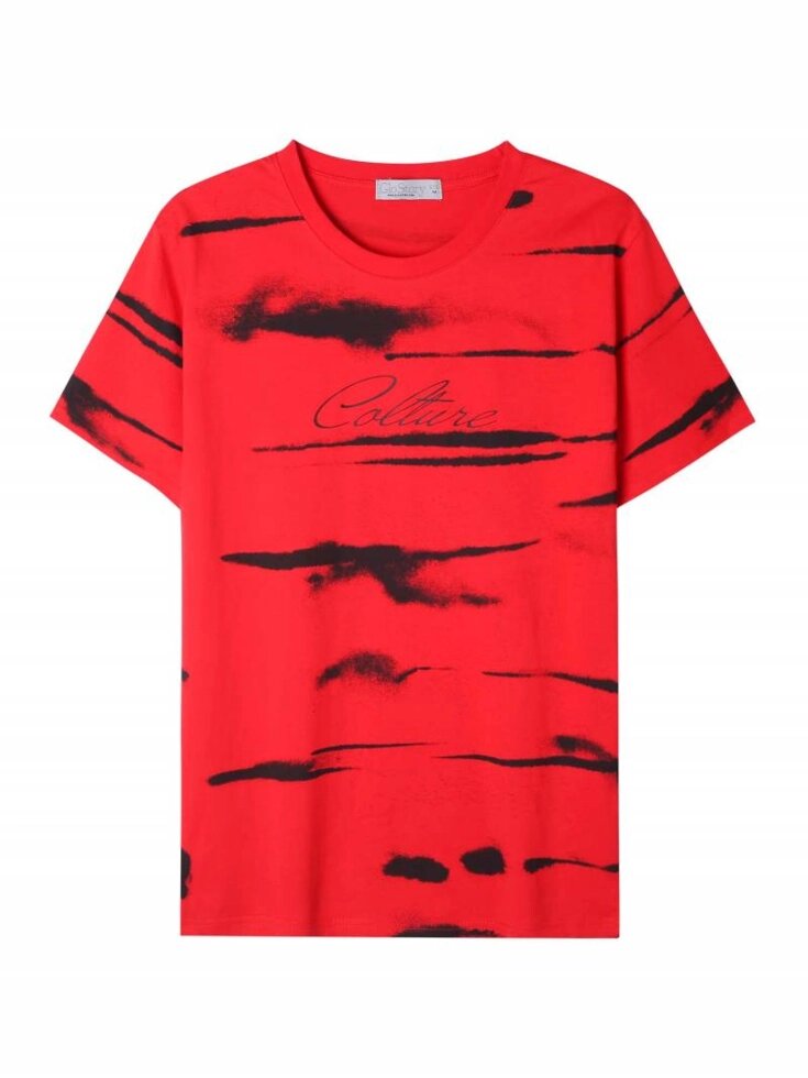 Футболка чоловіча Glo-Story MPO - 3760-3 червона від компанії Glo-Story гуртом з Угорщини. - фото 1