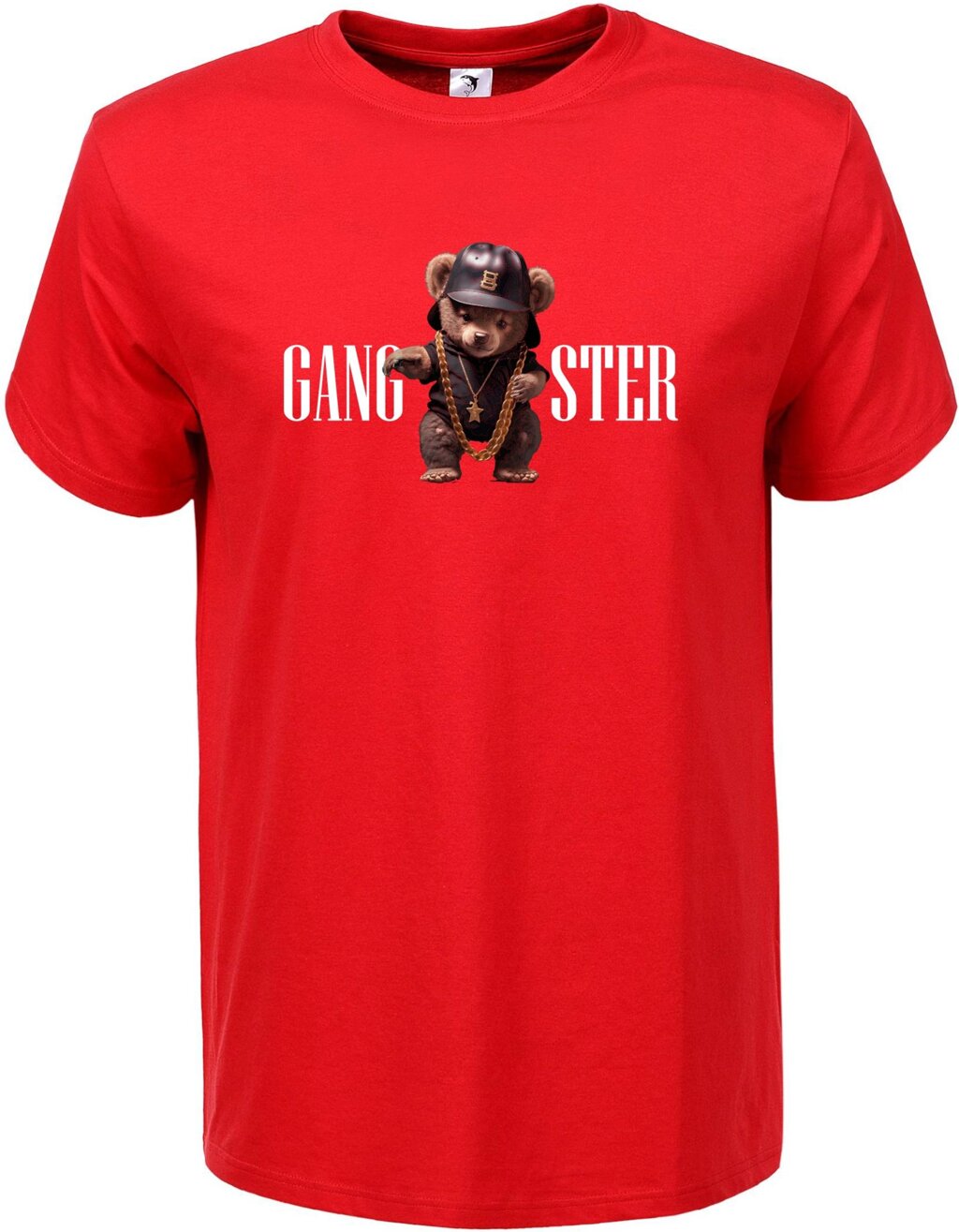 Футболка чоловіча Glo-story, MPO-8996 колір червоний від компанії Glo-Story гуртом з Угорщини. - фото 1