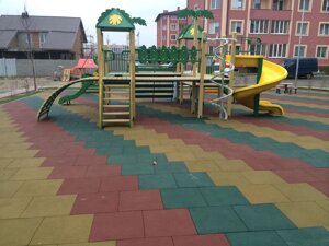 Травмобезпечні гумові покриття для дитячих майданчиків