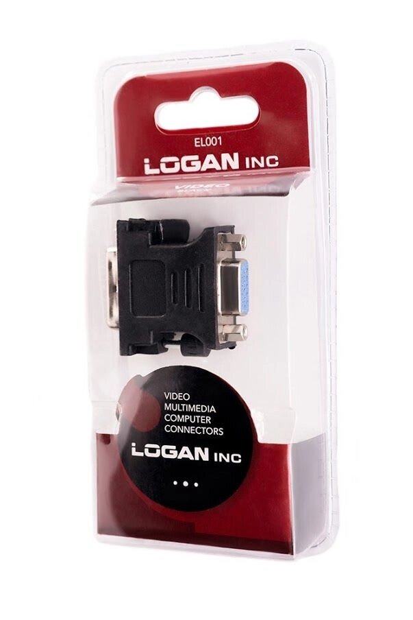 Адаптер Logan DVI Plug - VGA (EL001) від компанії tvsputnik - фото 1