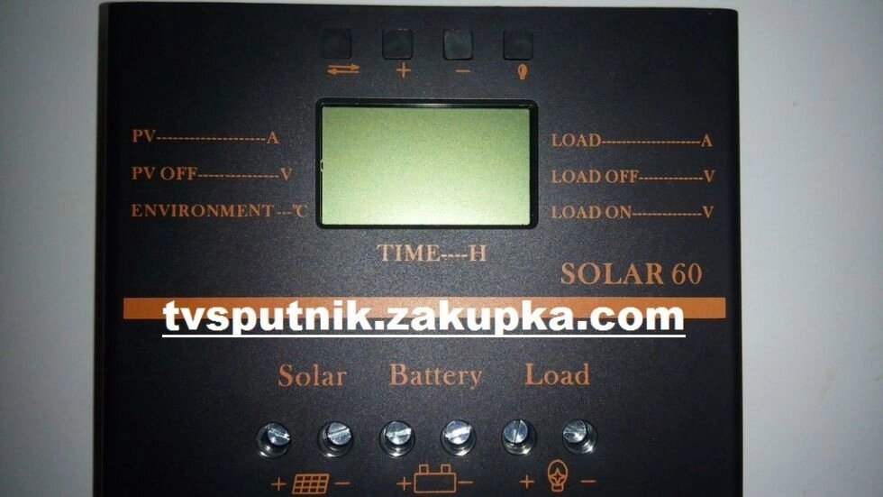 Контролер заряду SOLAR60 (12 / 24В Intelligent PWM) від компанії tvsputnik - фото 1