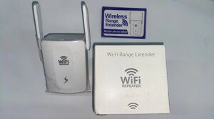 Бездротовий ретранслятор WIFI з двома антенами 300 Мбіт/с (підсилювач сигналу Wi-Fi)