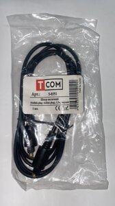 Шнур оптичний, toslink plug - toslink plug TCOM ( 1.5метра, Ø4мм)