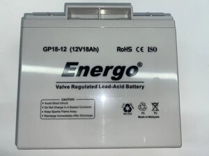 Акумулятор Energo GP18-12 (12В 18Ач) в Одеській області от компании tvsputnik