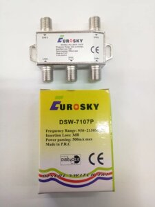 Комутатор DiSEqC 4x1 Eurosky DSW-7107P в Одеській області от компании tvsputnik
