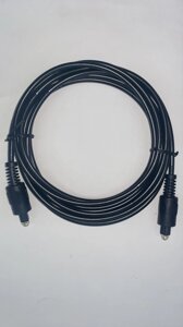 Шнур оптичний, toslink plug - toslink plug TCOM (3метри, Ø4мм)