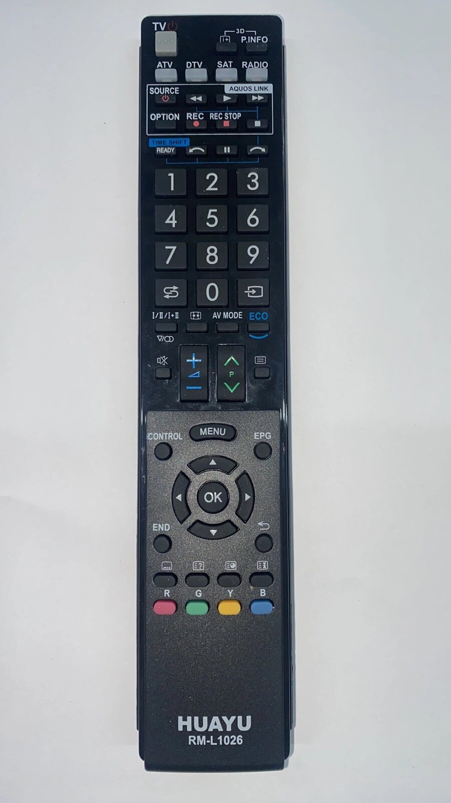 Пульт універсальний для телевізорів Sharp RM-L1026 - Україна