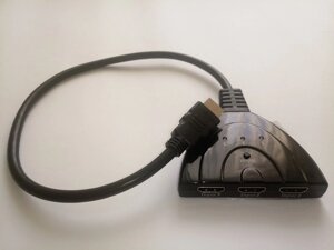Комутатор HDMI-сигналів Moojecal 3x1 1080P в Одеській області от компании tvsputnik