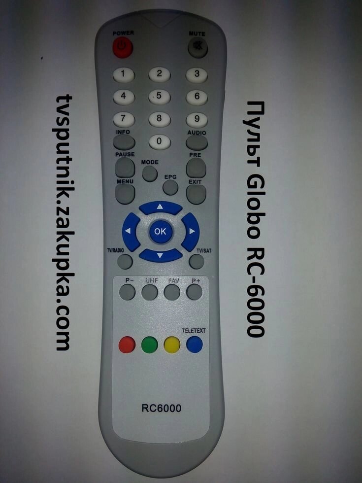 Пульт Globo RC-6000 від компанії tvsputnik - фото 1