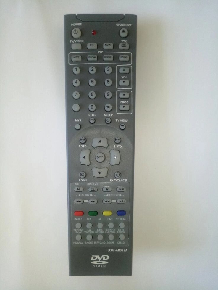 Пульт Rolsen LC02-AR022A (LCD + DVD) від компанії tvsputnik - фото 1
