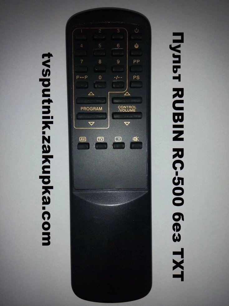 Пульт RUBIN RC-500 без TXT від компанії tvsputnik - фото 1
