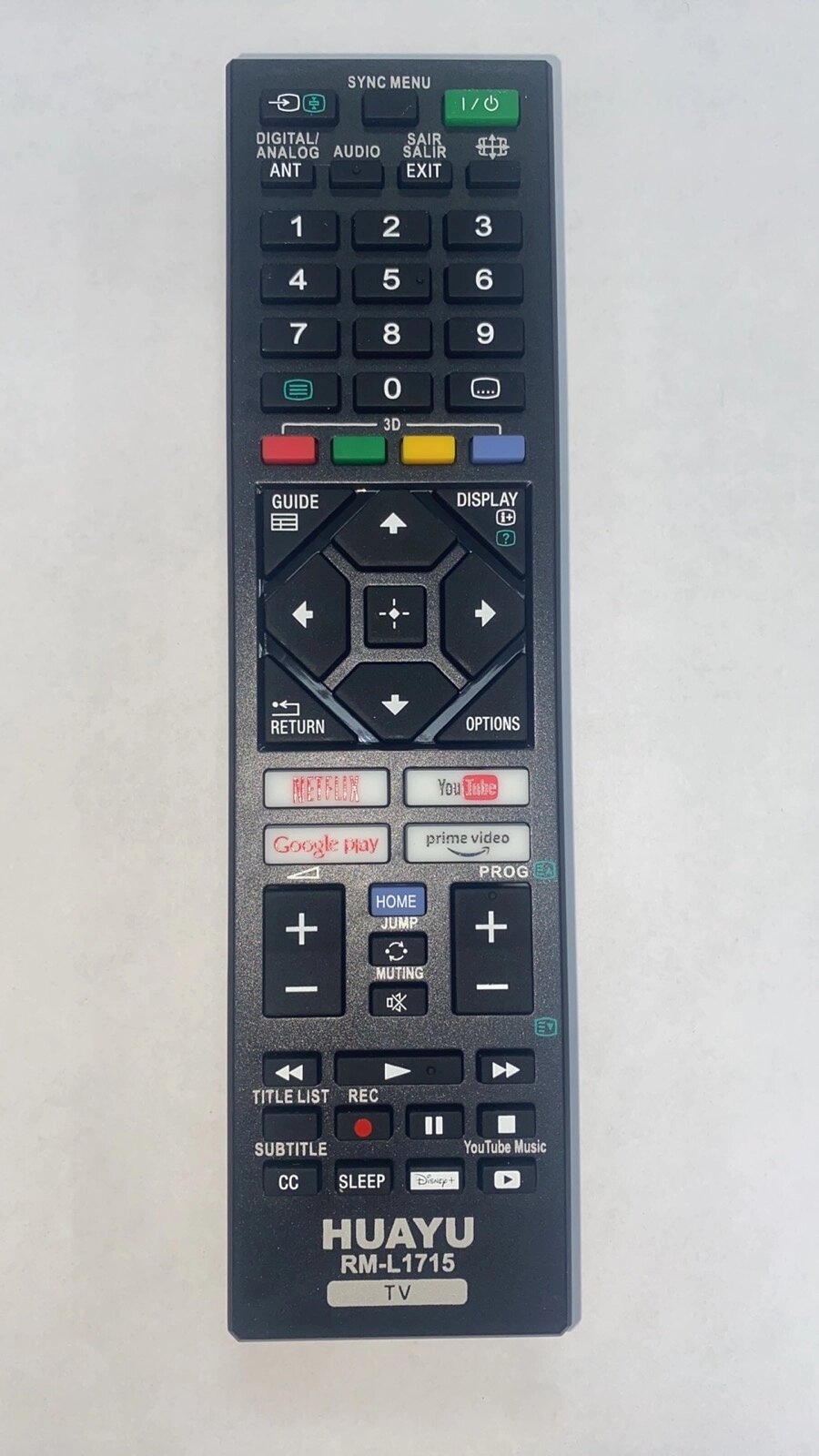 Пульт універсальний для телевізора Sony RM-L1715 від компанії tvsputnik - фото 1