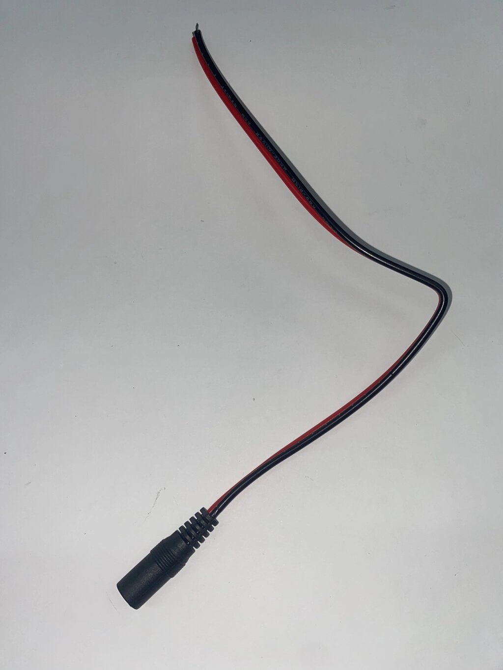 Роз'єм для підключення живлення DC Female кабель 30см (5.5*2.1) від компанії tvsputnik - фото 1