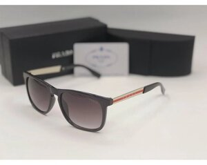 Чоловічі сонцезахисні окуляри в стилі Prada (245) black