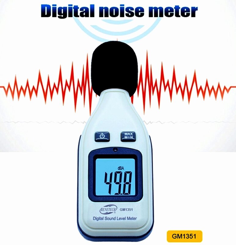Цифровий шумомір Benetech GM1351 ( 30 — 130 dB) від компанії ДСКТБ Інституту фізики НАНУ - фото 1