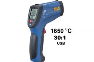 DT8867H високотемпературний пірометр, до 1650°С, термопара К-типу, USB-інтерфейс