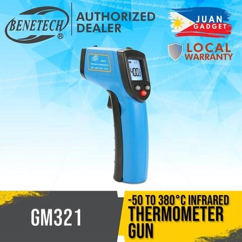 Пірометр Benetech GM321 ( -50~400°C) DS:12:1; EMS:0,1-1,00 від компанії ДСКТБ Інституту фізики НАНУ - фото 1