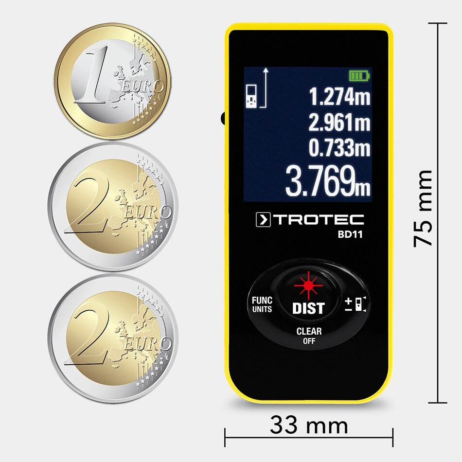 Trotec BD11 лазерна рулетка до 30 м (Німеччина) від компанії ДСКТБ Інституту фізики НАНУ - фото 1