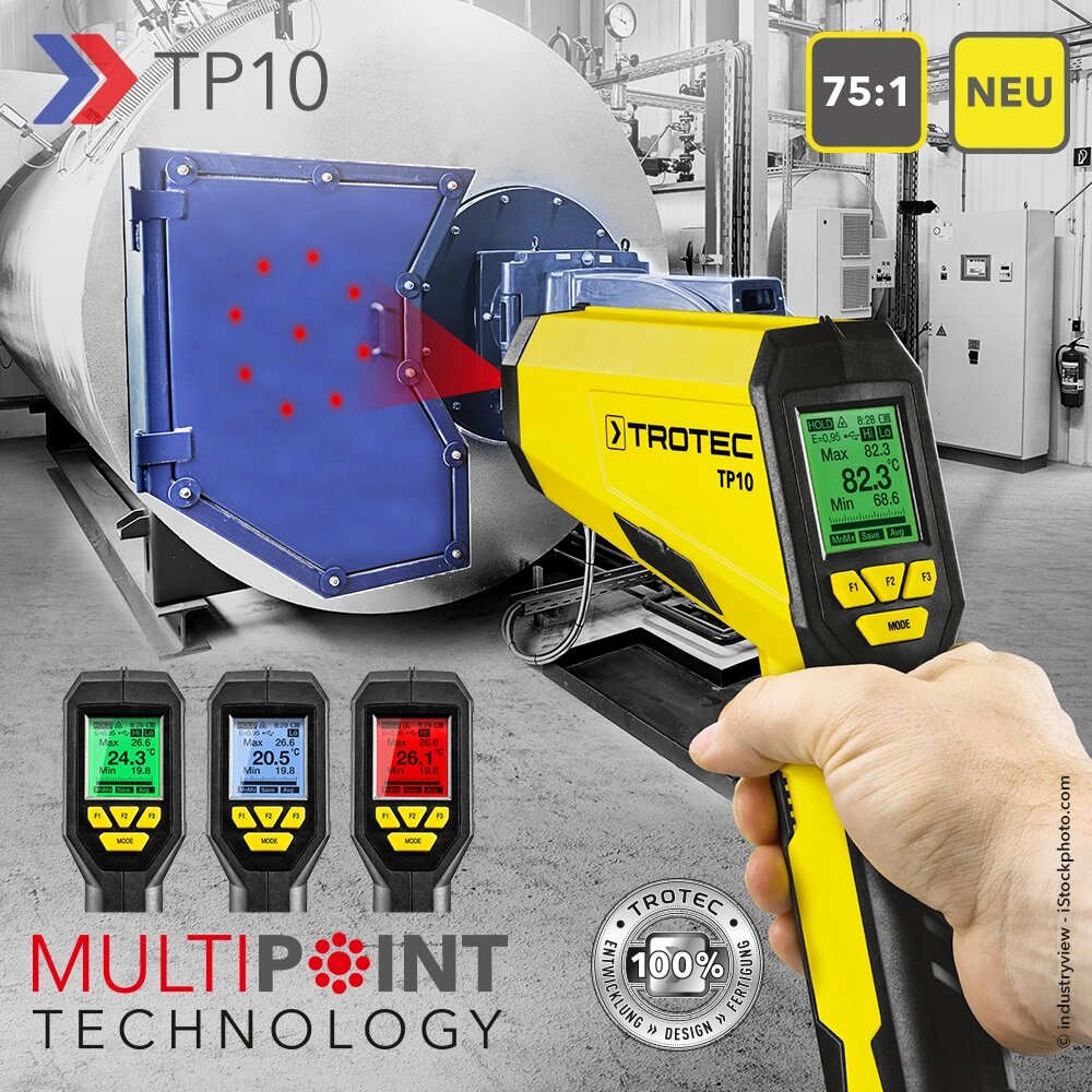 Trotec TP10 високотемпературний пірометр (Німеччина) від компанії ДСКТБ Інституту фізики НАНУ - фото 1