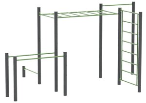 Універсальний комплекс з рукоходом для занять воркаут "ФОРСАЖ"