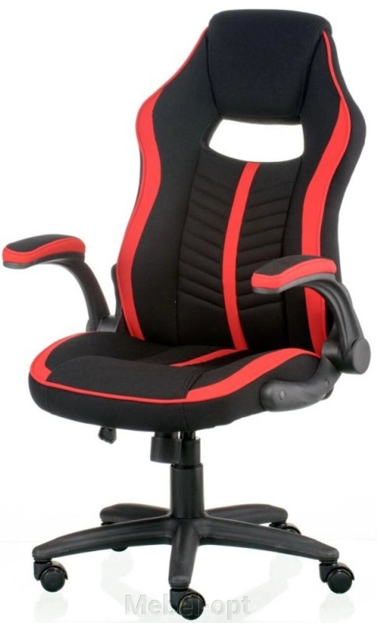Офісне крісло — геймерське крісло Prime black — red екошкіра від компанії Mebel-opt - фото 1