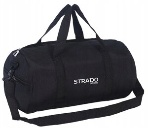 Cпортивна сумка з відділом для взуття 25L Strado Sport чорна