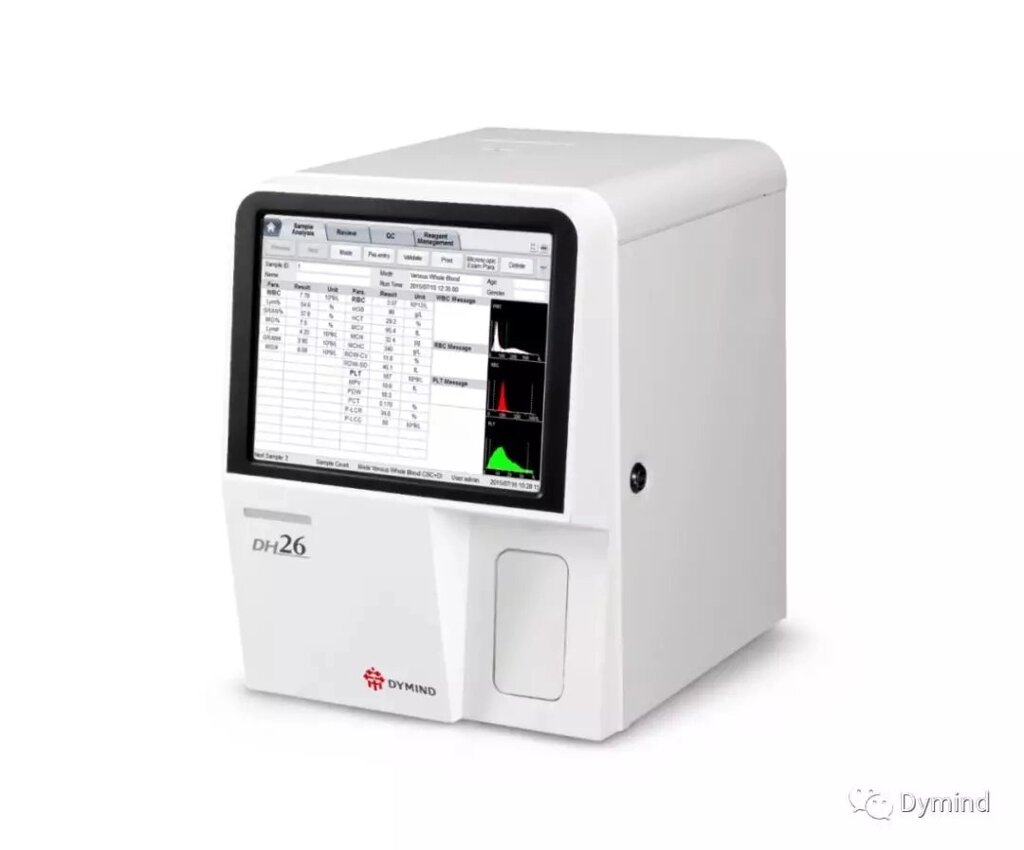 Автоматичний гематологічний аналізатор (гемоаналізатор) DH26 (Dymind) від компанії Компанія "Алмедика" - фото 1