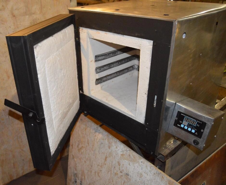 Муфельна піч МП-60/1300 кераміка/фехраль від компанії Компанія "Алмедика" - фото 1