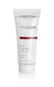 Денний крем-контроль для жирної шкіри з SPF20 Christina Clinical ProClear Day Cream SPF20 Control Clarify