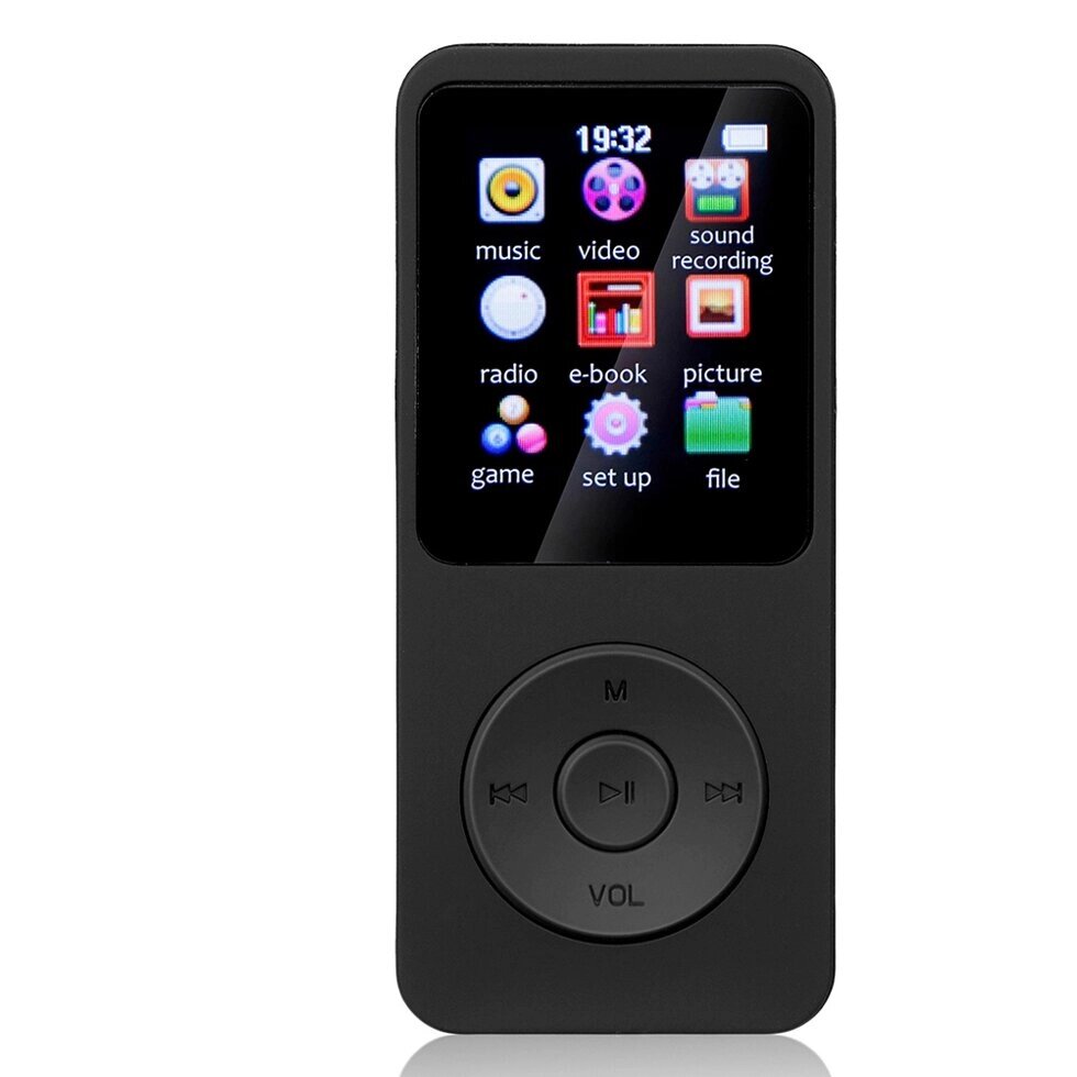 Портативний MP3-плеєр із Bluetooth 5.0, розширюваною пам’яттю до 256 ГБ, FM-радіо та диктофоном від компанії В маркеті знайдеться все! - фото 1