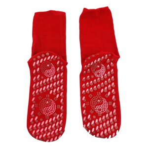 Турмалінові шкарпетки червоні з біофотонами (Інь-Янь)