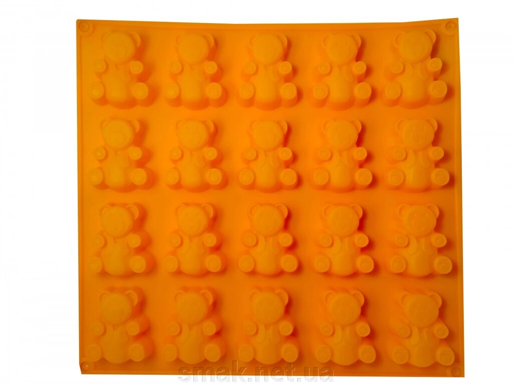 Форма силиконовая Мишки Барни (20 шт) від компанії Інтернет магазин "СМАК" - фото 1