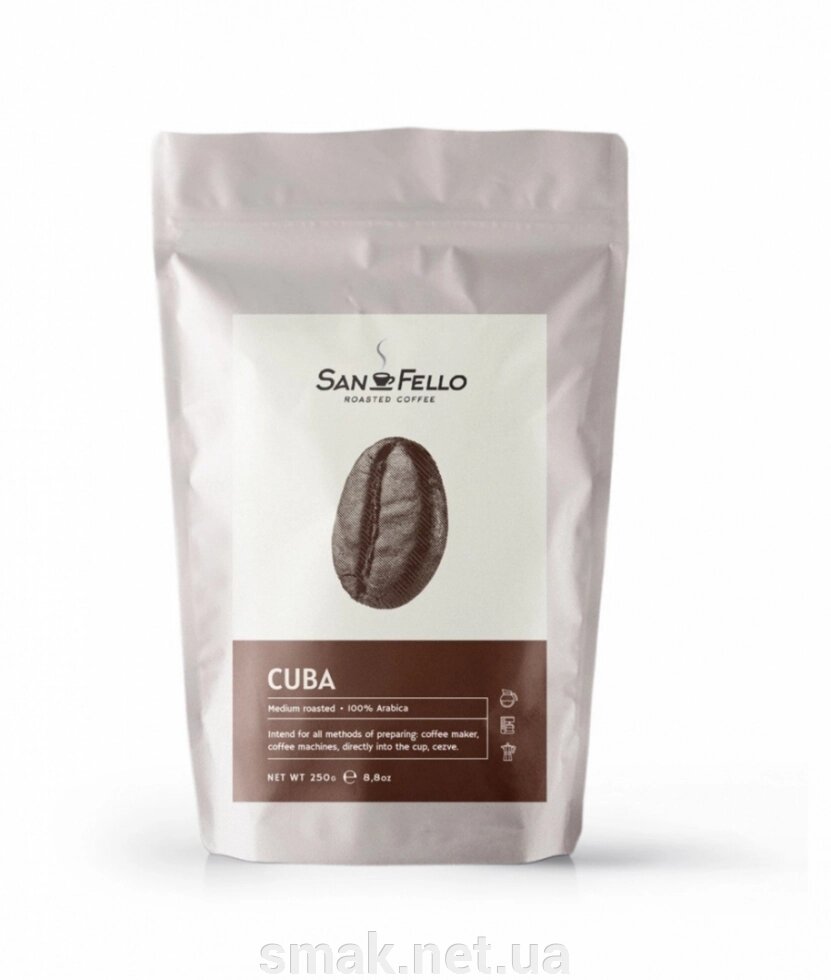 Кава в зернах свіжа обсмажування Cuba 1 кг від компанії Інтернет магазин "СМАК" - фото 1