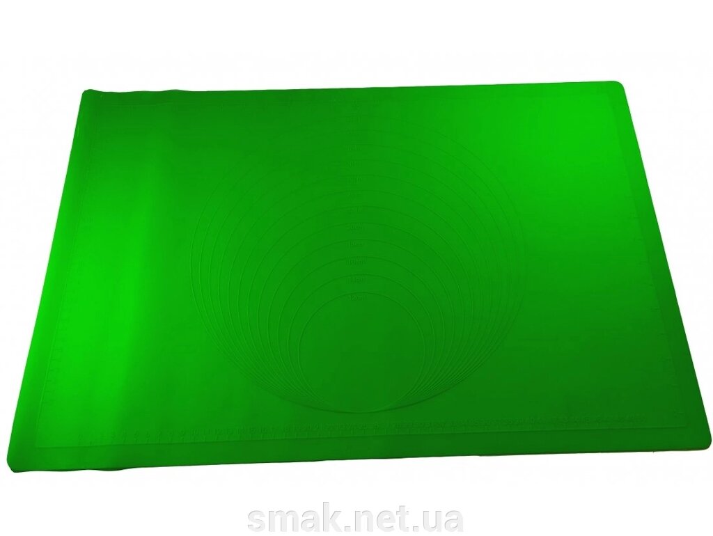 Килимок кондитерський силіконовий з розміткою 6040 см (колір в асортименті) від компанії Інтернет магазин "СМАК" - фото 1