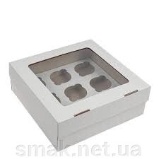 Коробки для кексів, маффінів, капкейків для 9 шт. Гофра h 9 см (Упаковка 3 шт.) від компанії Інтернет магазин "СМАК" - фото 1
