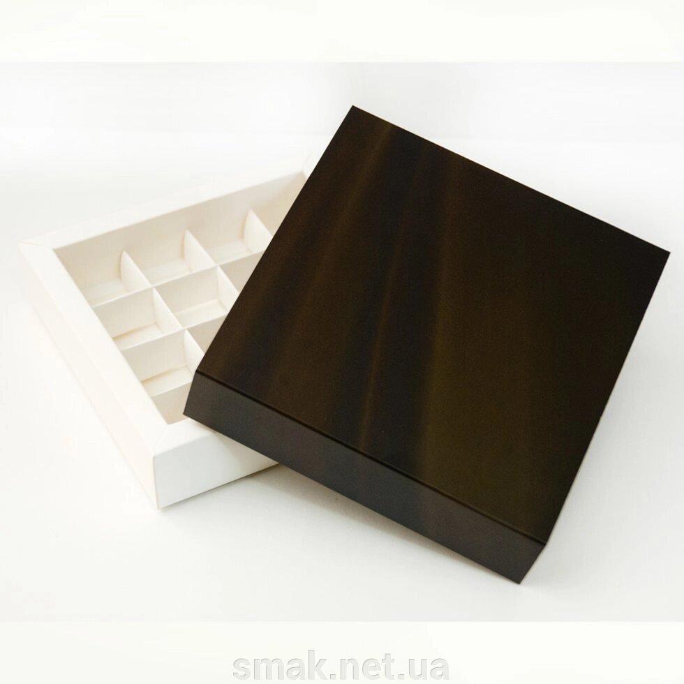 Коробки для конфет Черная (Упаковка 3 шт.) від компанії Інтернет магазин "СМАК" - фото 1
