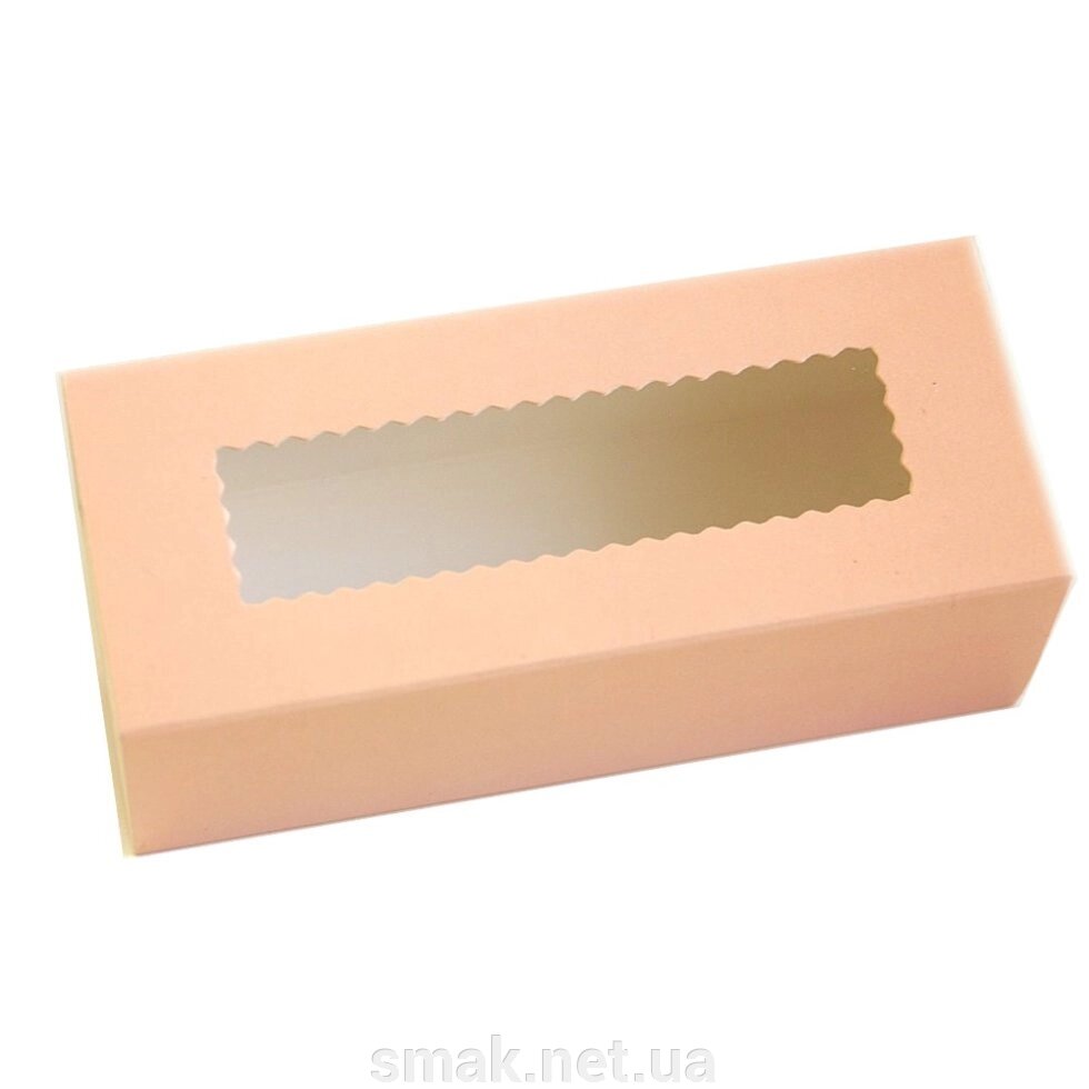 Коробки для макаронс персиковые (упаковка 3 шт.) від компанії Інтернет магазин "СМАК" - фото 1
