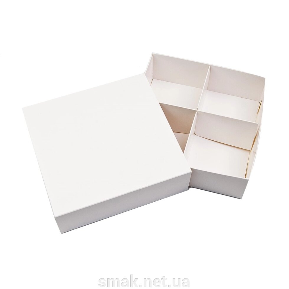 Коробки универсальные для десертов Белые (Упаковка 3 шт.) від компанії Інтернет магазин "СМАК" - фото 1
