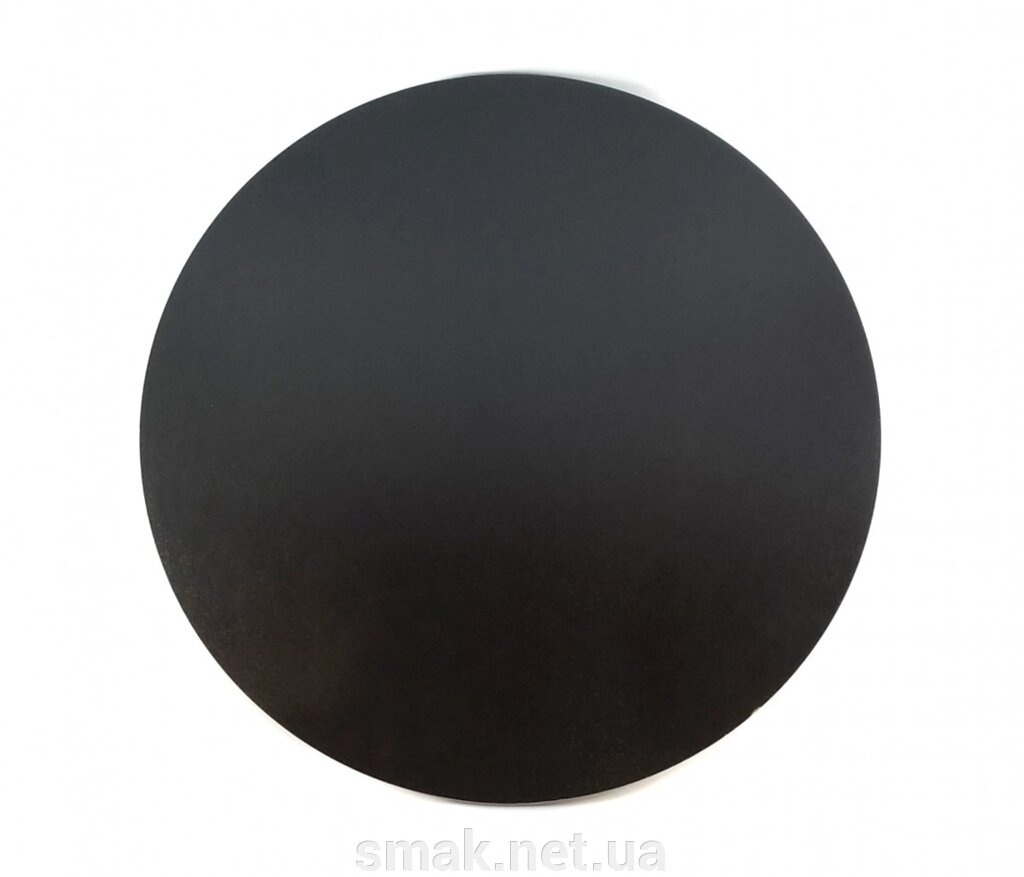 Кругла підкладка ДВП 28 см, Чорна (1 шт) від компанії Інтернет магазин "СМАК" - фото 1