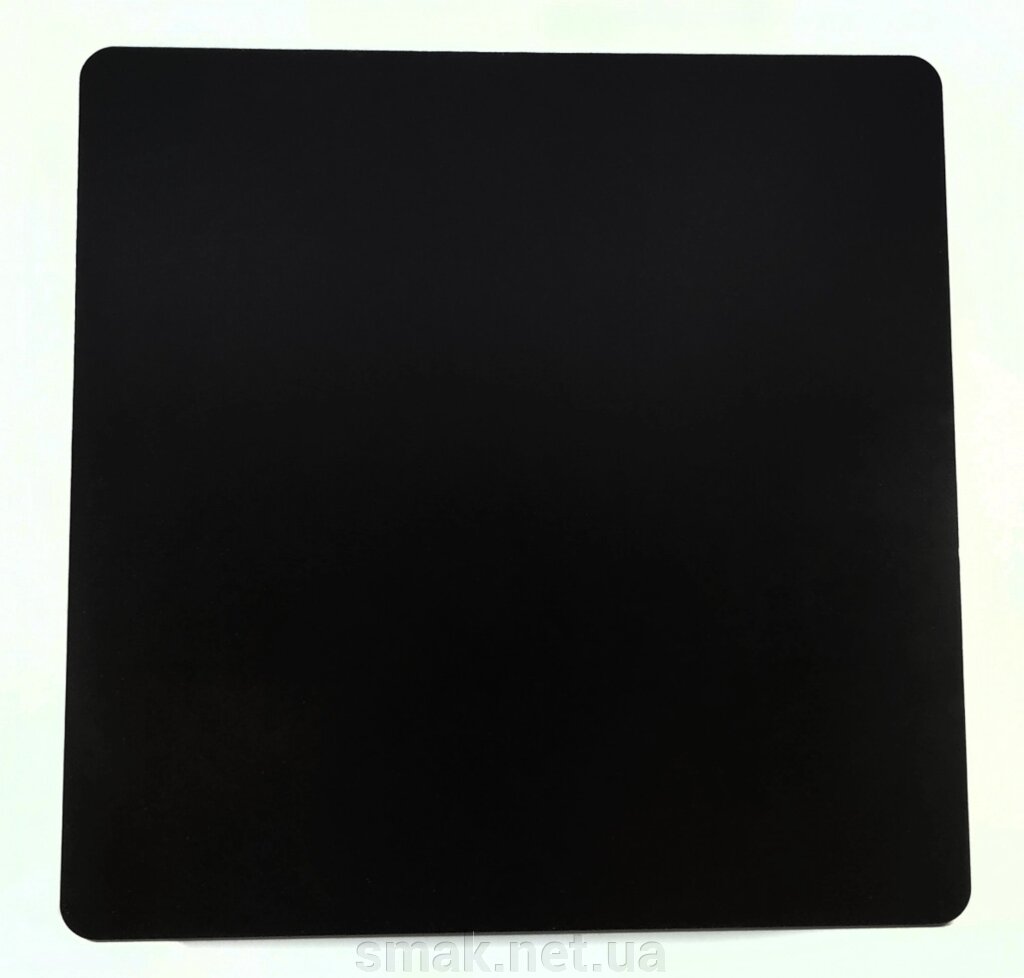 Квадратна підкладка ДВП 3030 см, Чорна з закругленими краями (1 шт) від компанії Інтернет магазин "СМАК" - фото 1