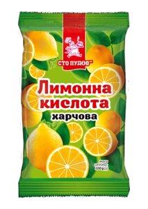 Лимонна кислота харчова ТМ Сто пудів, 100гр