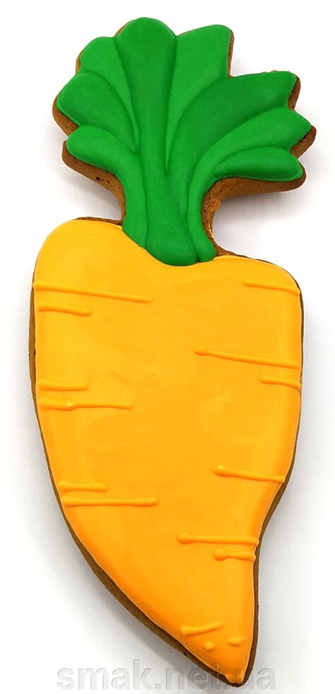 Металева вирубка для пряників і печива Морква від компанії Інтернет магазин "СМАК" - фото 1
