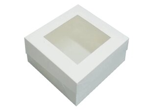 Коробка для десертів біла 13см13см6см (Упаковка 3 шт.) в Дніпропетровській області от компании Интернет магазин "СМАК"
