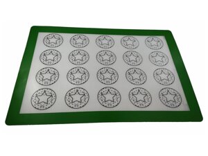 Силіконовий килимок розміткою для печива Зірки, Серця, Квітка (діаметр 5,2см) в Дніпропетровській області от компании Интернет магазин "СМАК"