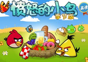 Вафельна картинка Angry Birds / Злі пташки 4 в Дніпропетровській області от компании Интернет магазин "СМАК"