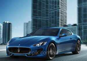 Вафельна картинка автомобіль Maserati в Дніпропетровській області от компании Интернет магазин "СМАК"