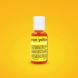 Гелевий барвник Chefmaster Лимонно-жовтий (Lemon Yellow) 20 грам