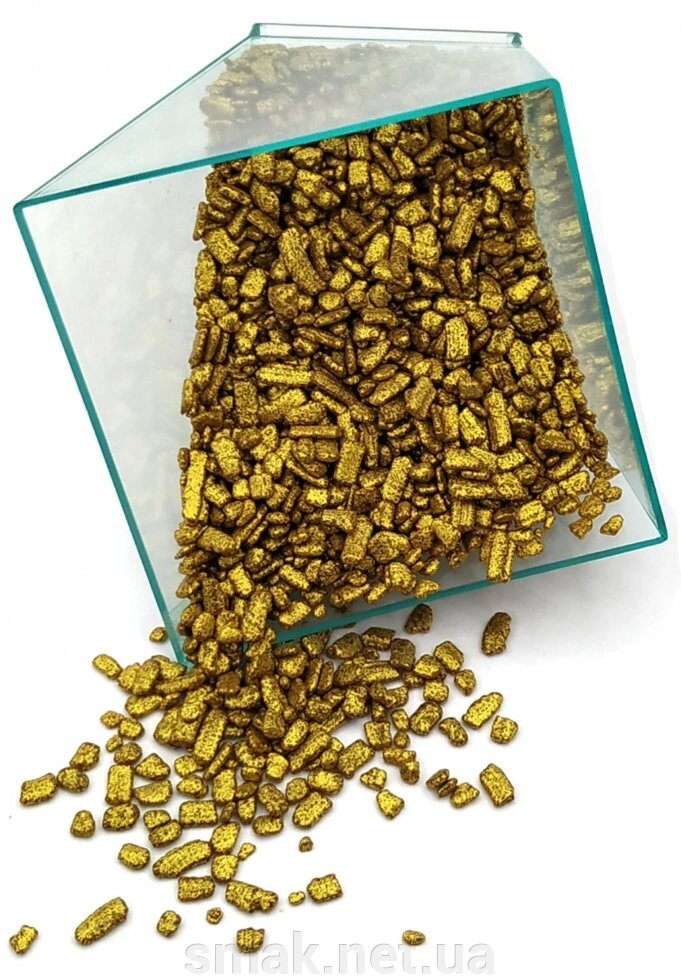 Посипання Камінці золоті 50 грам від компанії Інтернет магазин "СМАК" - фото 1