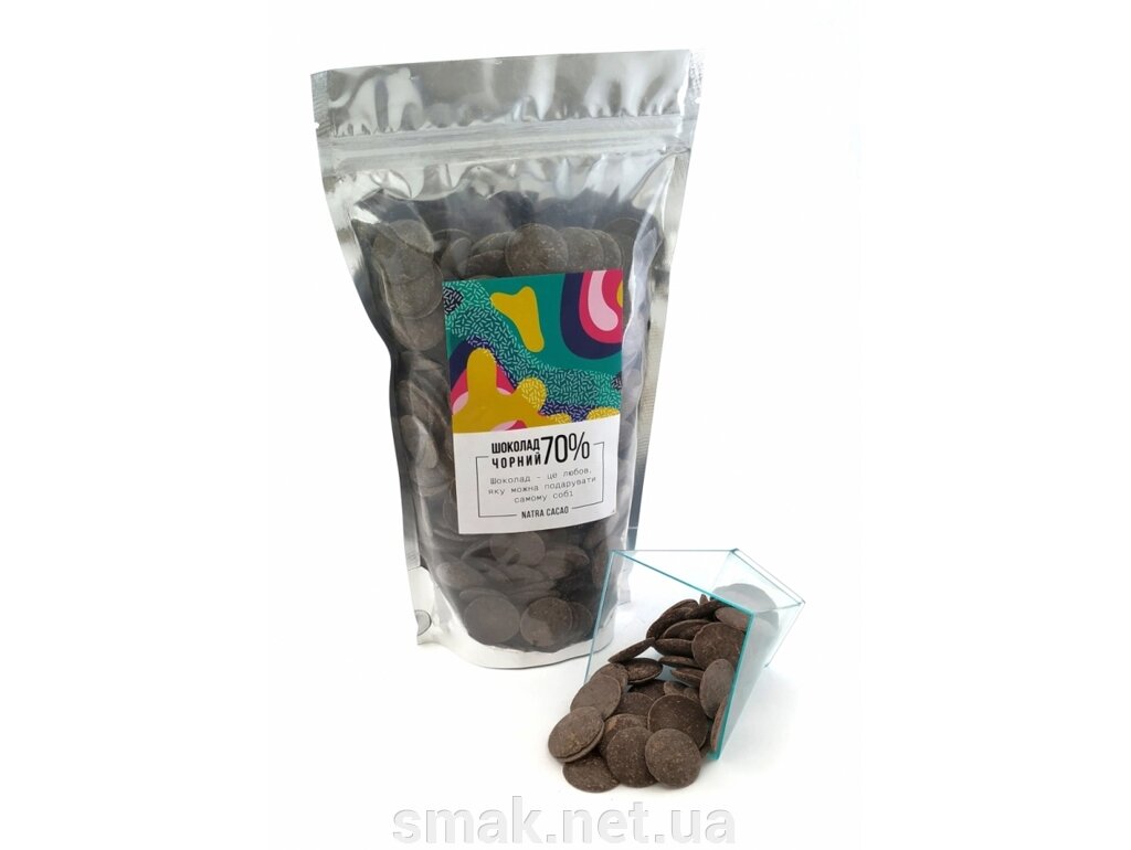Шоколад чёрный Natra Cacao, 70 какао 0.5 кг від компанії Інтернет магазин "СМАК" - фото 1